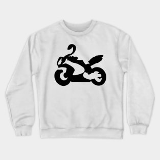 Motorbike Rider Crewneck Sweatshirt